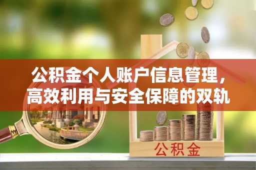 西昌公积金个人账户信息管理，高效利用与安全保障的双轨并行