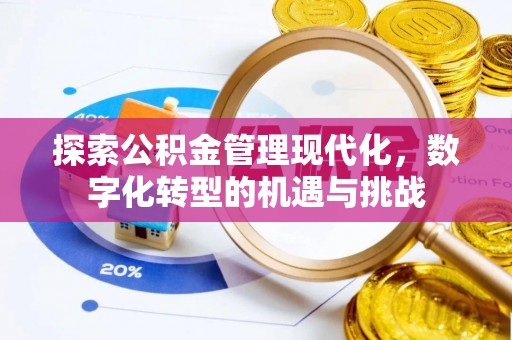 西昌探索公积金管理现代化，数字化转型的机遇与挑战
