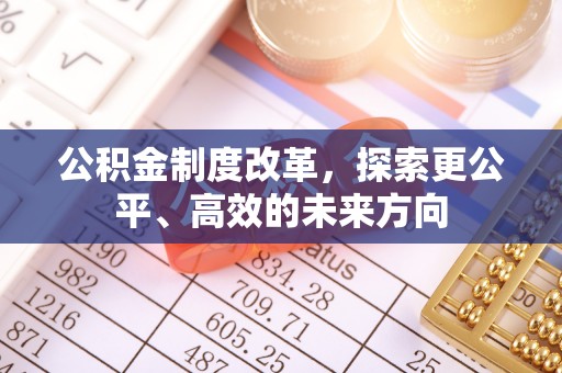 西昌公积金制度改革，探索更公平、高效的未来方向