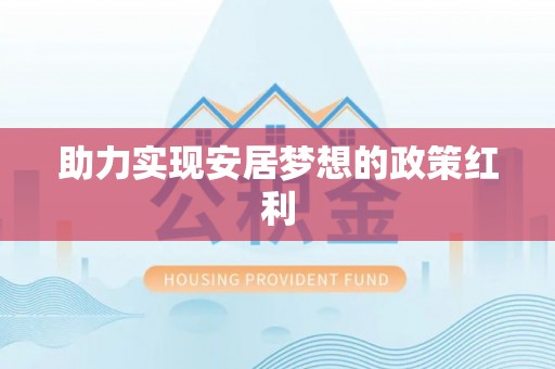 西昌助力实现安居梦想的政策红利