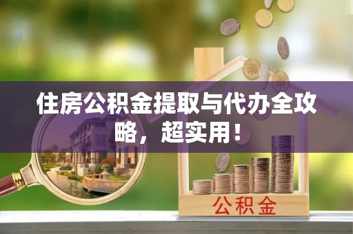 西昌住房公积金提取与代办全攻略，超实用！
