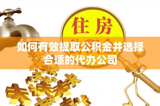 西昌如何有效提取公积金并选择合适的代办公司