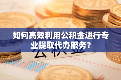西昌如何高效利用公积金进行专业提取代办服务？